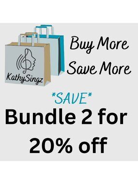 Bundle and Save Discount 20% off 2 listings